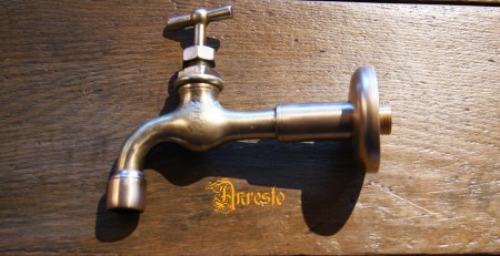 Antique bronze cold water tap w. softener